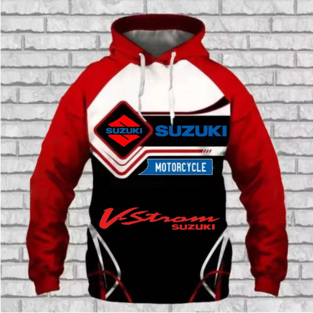 Suzuki 3D Print Men's Sports Hoodie Fashion Street Casual Men's Sweatshirt Jacket 2026