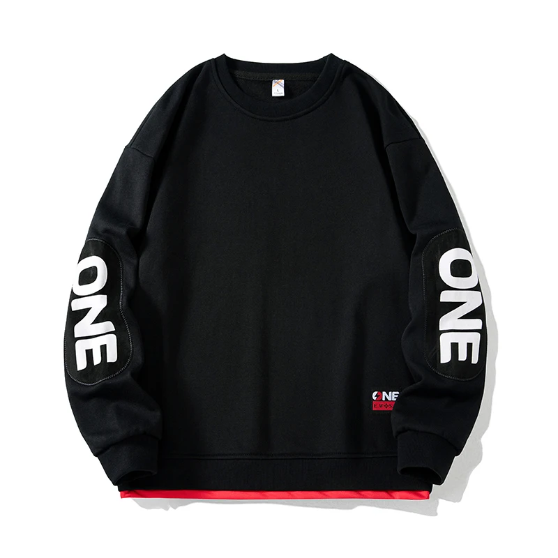 Autumn Spring 2026 Hoodies Sweatshirt For Men's Black Hip Hop Punk Pullover Streetwear Casual Fashion Clothes OverSize 7XL 8XL