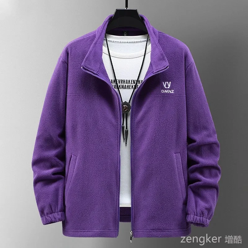 Autumn fleece Sweatshirts men's new double-sided fleece oversized fleece jacket 12xl 190kg 11XL zip up sweatshirt