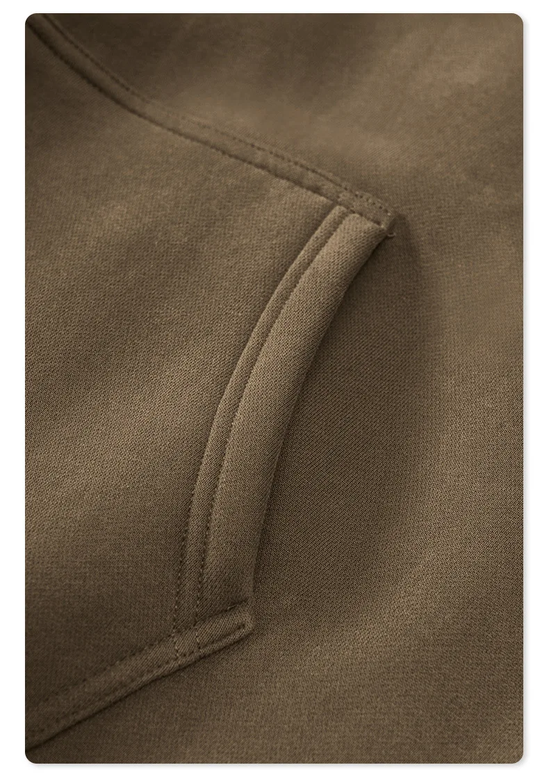 European-and-American-Street-Fashion-Autumn-Men's-Solid-Color-Loose-Thick-Hooded-Sweatshirt-Neutral-Plus-Velvet-Sweatshirt
