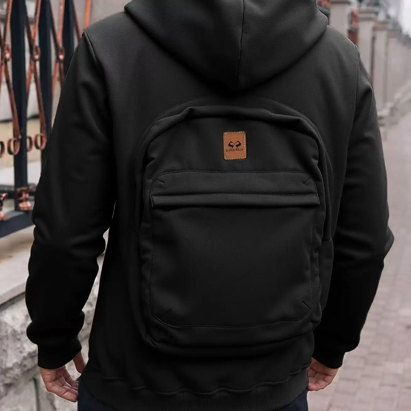 New Top Fashion Loose Autumn/Winter Product American Fashion Backpack Integrated Fashion Casual Men's and Women's Cotton Hoodies
