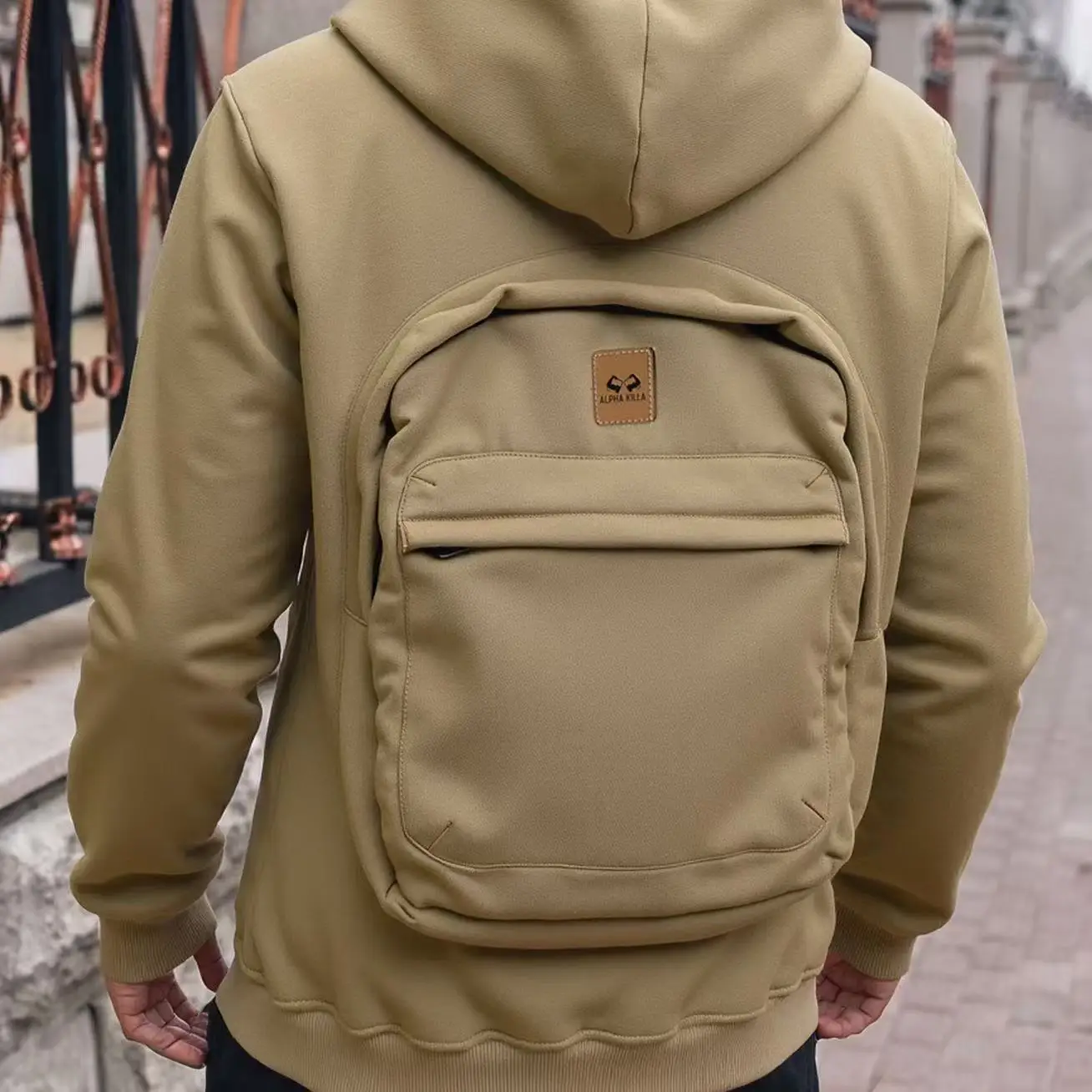New Top Fashion Loose Autumn/Winter Product American Fashion Backpack Integrated Fashion Casual Men's and Women's Cotton Hoodies