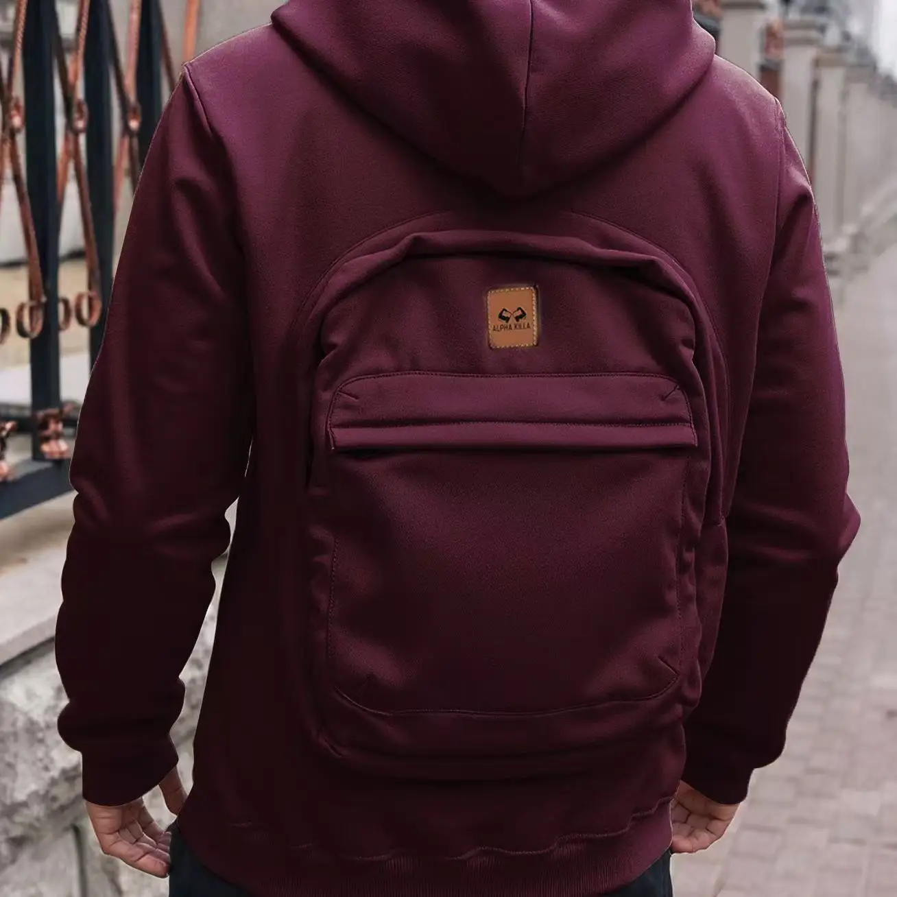New Top Fashion Loose Autumn/Winter Product American Fashion Backpack Integrated Fashion Casual Men's and Women's Cotton Hoodies