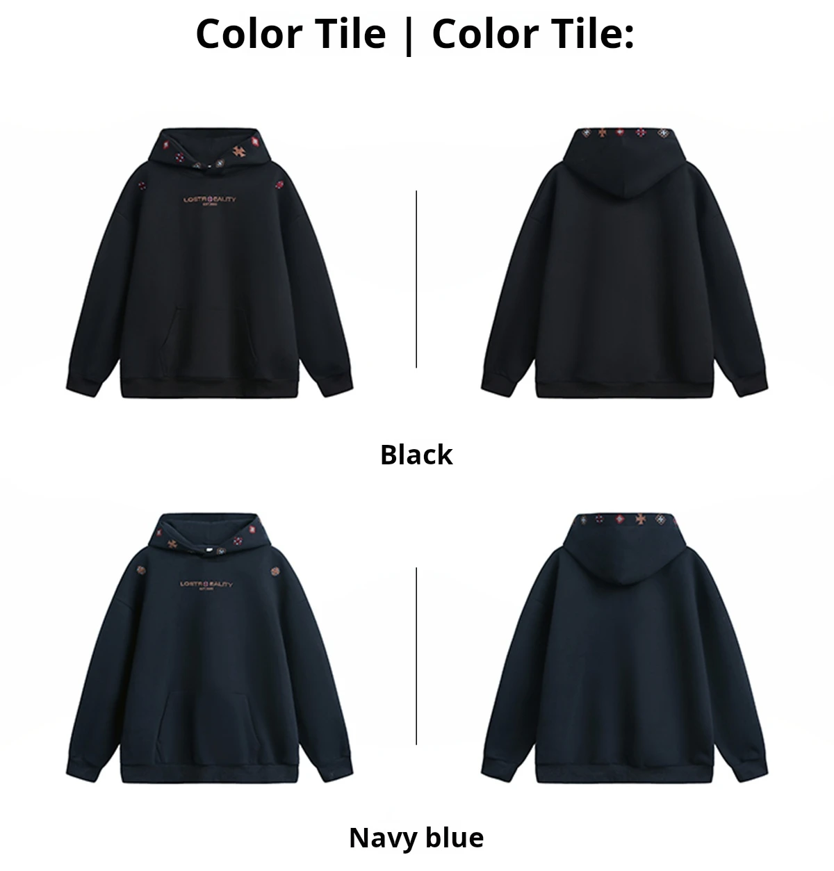 Vintage Heavyweight Embroidered Hoodie Men's 2025 Fall Streetwear Oversized American High Street Pullover Sweatshirt