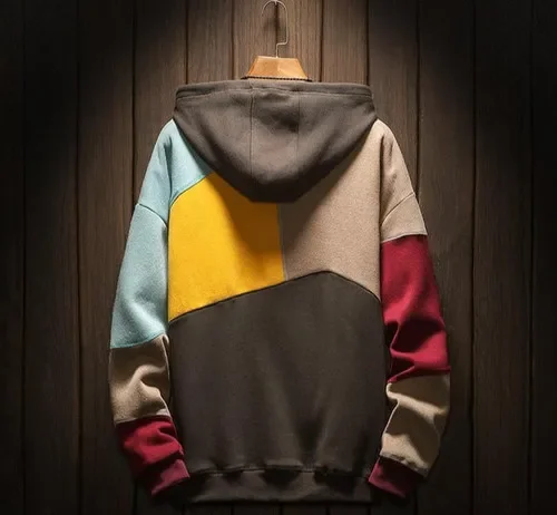 Customizable Hooded hoodie men's loose plush men's coat