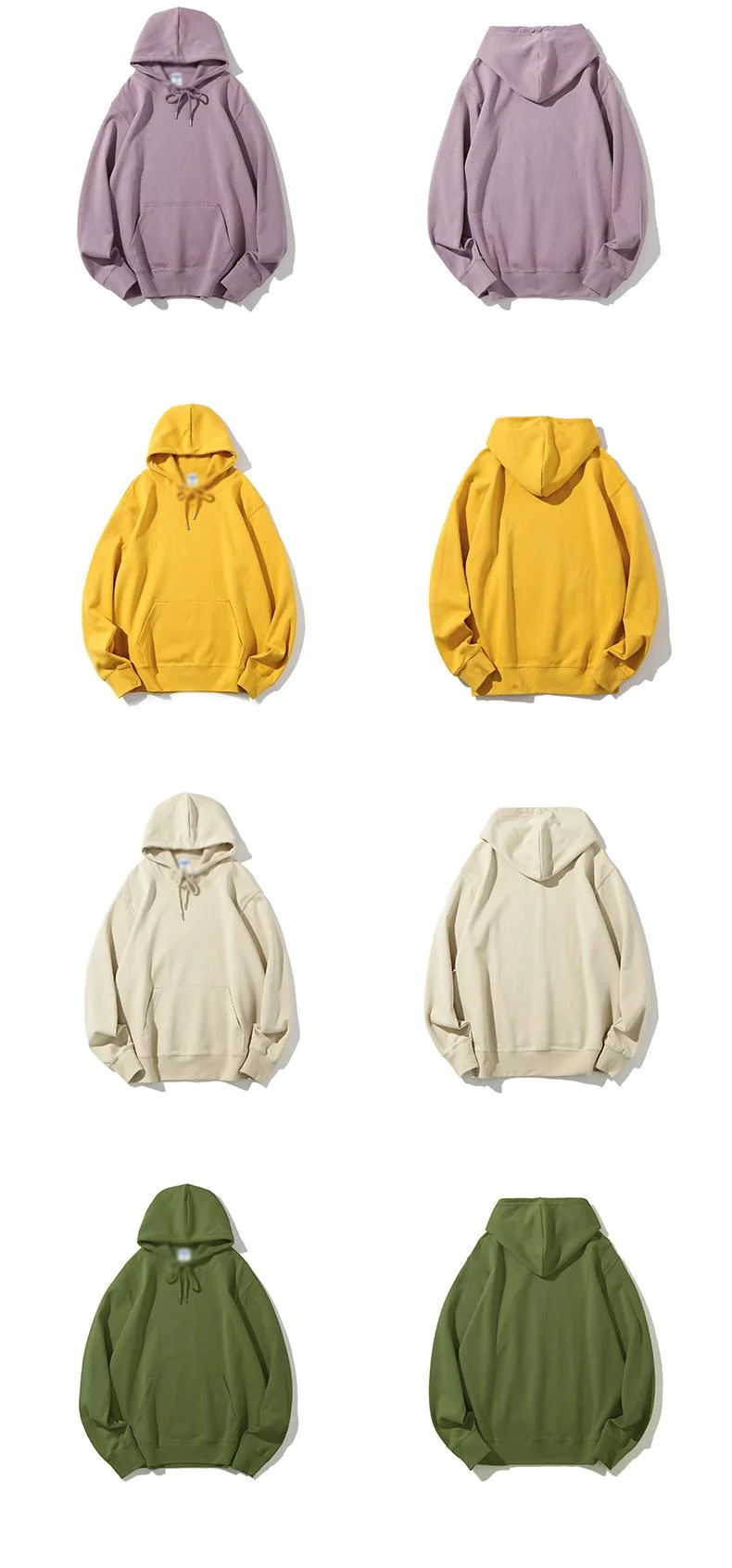 2025 Spring And Autumn 280gsm Men Women Hooded Sweatshirt Personalized Custom Anywhere Your Own Design Brand Picture Pullover