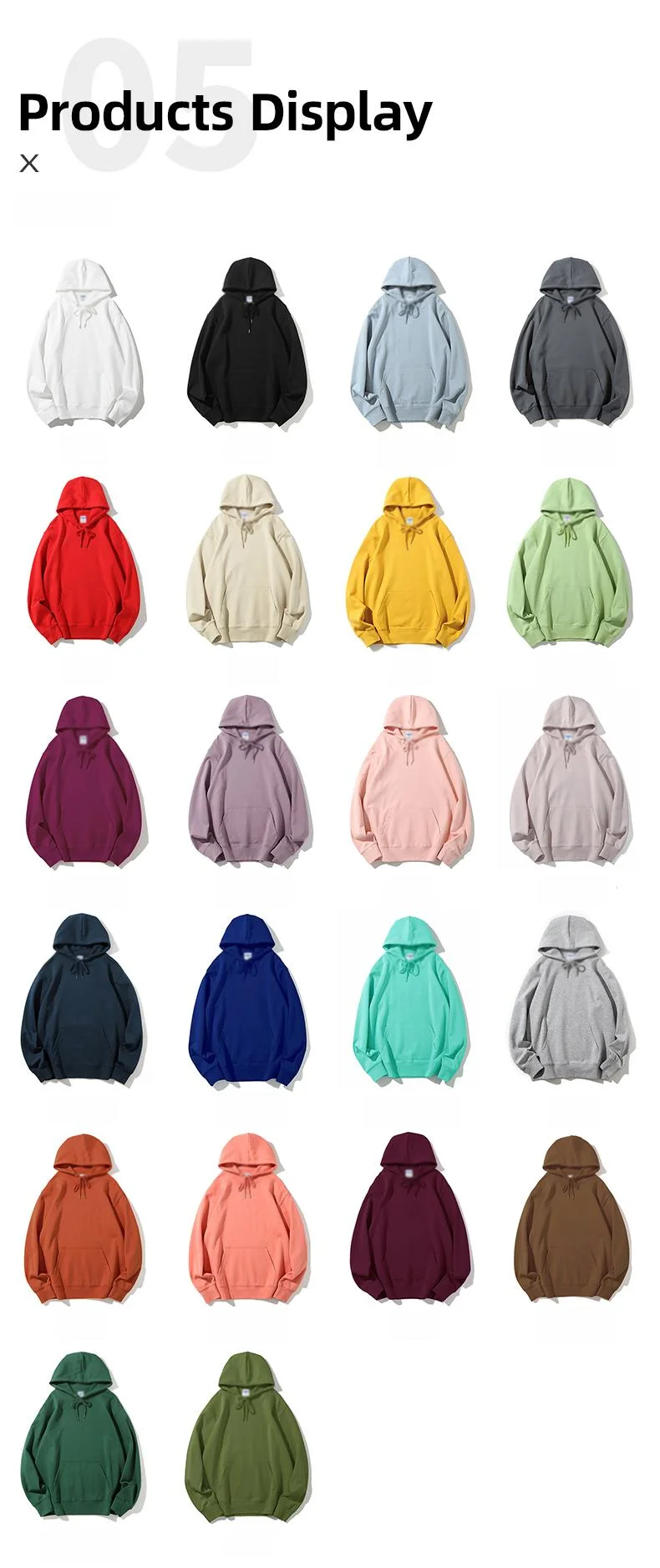 2025 Spring And Autumn 280gsm Men Women Hooded Sweatshirt Personalized Custom Anywhere Your Own Design Brand Picture Pullover