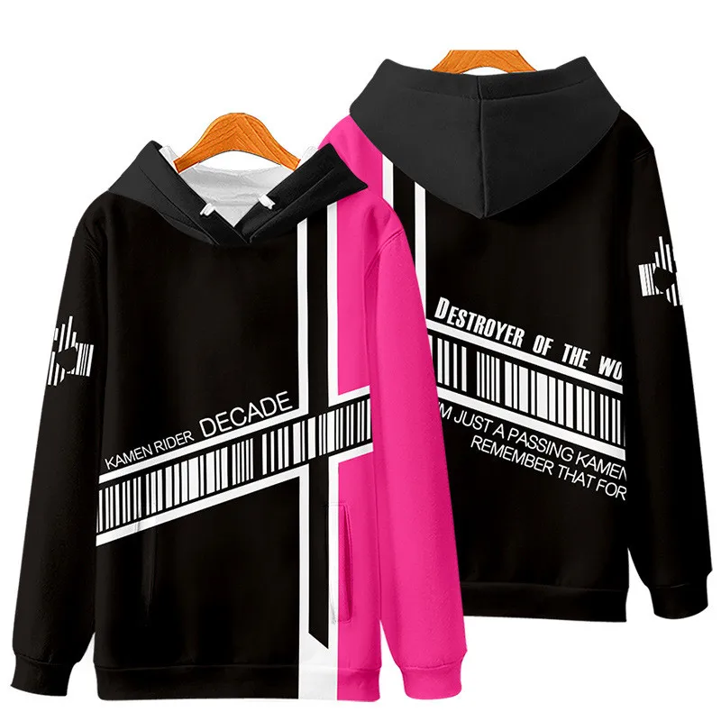Masked Rider EVOL Print Men/Women Autumn Fashion Anime Hoodies Sweatshirt Long Sleeves Pullover Jackets Harajuku Cosplay Coats