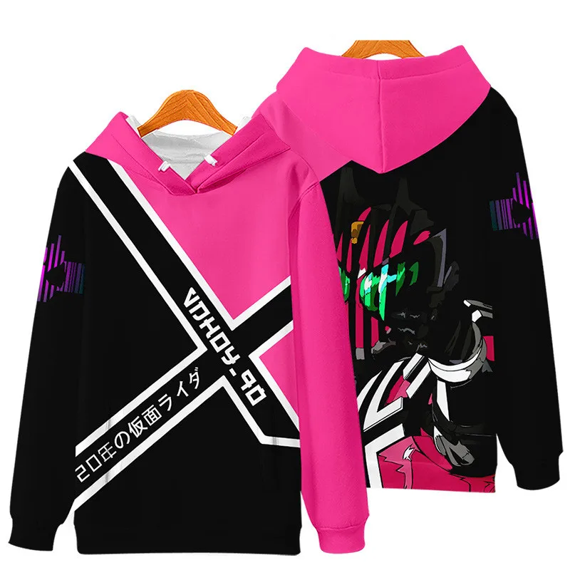 Masked Rider EVOL Print Men/Women Autumn Fashion Anime Hoodies Sweatshirt Long Sleeves Pullover Jackets Harajuku Cosplay Coats