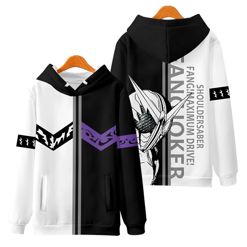 Masked Rider EVOL Print Men/Women Autumn Fashion Anime Hoodies Sweatshirt Long Sleeves Pullover Jackets Harajuku Cosplay Coats