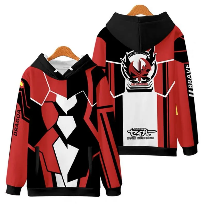 Masked Rider EVOL Print Men/Women Autumn Fashion Anime Hoodies Sweatshirt Long Sleeves Pullover Jackets Harajuku Cosplay Coats
