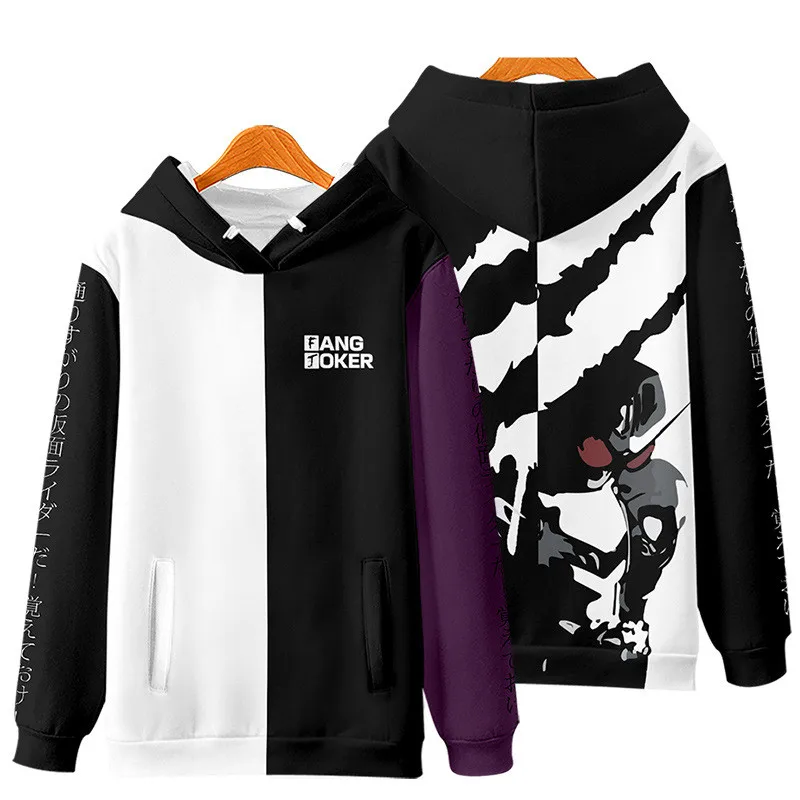 Masked Rider EVOL Print Men/Women Autumn Fashion Anime Hoodies Sweatshirt Long Sleeves Pullover Jackets Harajuku Cosplay Coats