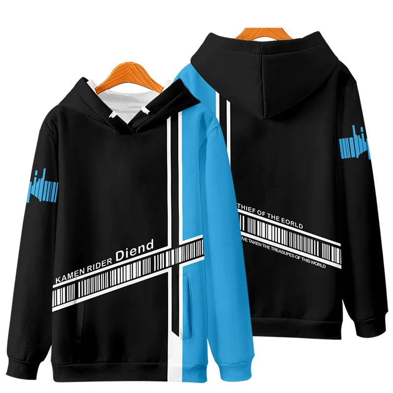 Masked Rider EVOL Print Men/Women Autumn Fashion Anime Hoodies Sweatshirt Long Sleeves Pullover Jackets Harajuku Cosplay Coats