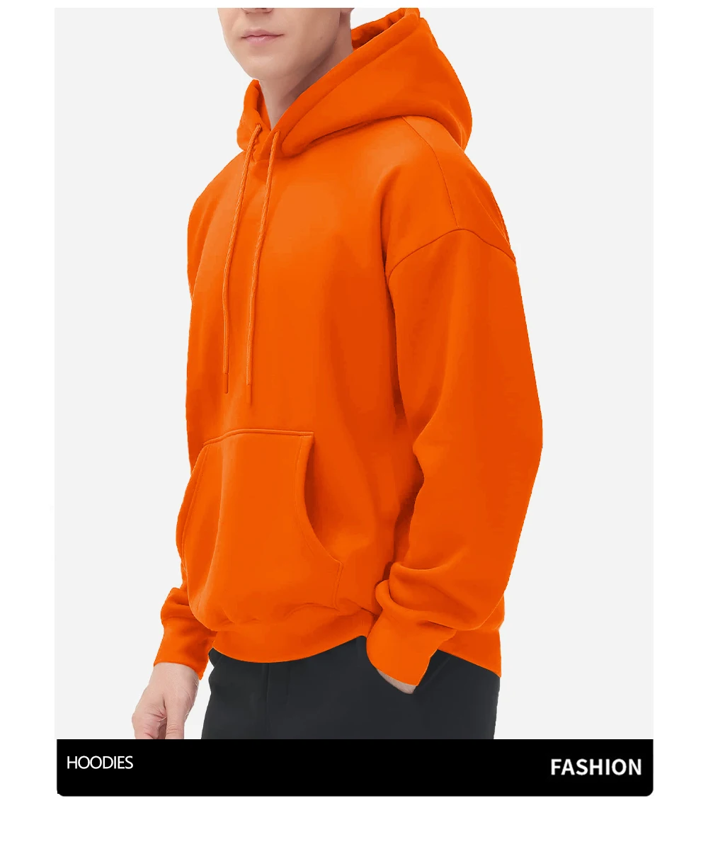 Harvard Est. 1636 Printed Sport Casual Hoody Men Street Fleece Sweatshirts Comfortable Loose Clothes Vintage Pocket Sportswears