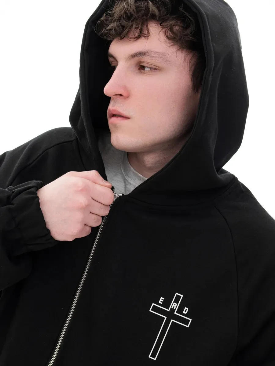 Y2k American Trendy Letter Printing Hoodies Men Grunge Hip Hop Streetwear Sweatshirt Tops Goth Oversized Hoodie Men Clothing