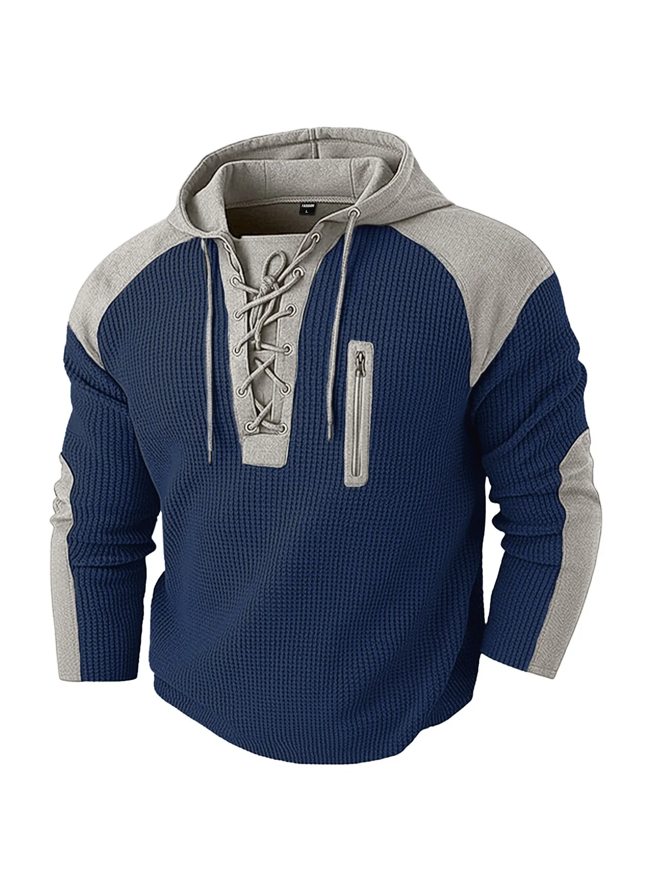 Autumn and Spring New Fashion Trend American Vintage Hooded Sports Sweatshirt Men's Casual Loose Plus Size High Quality Top