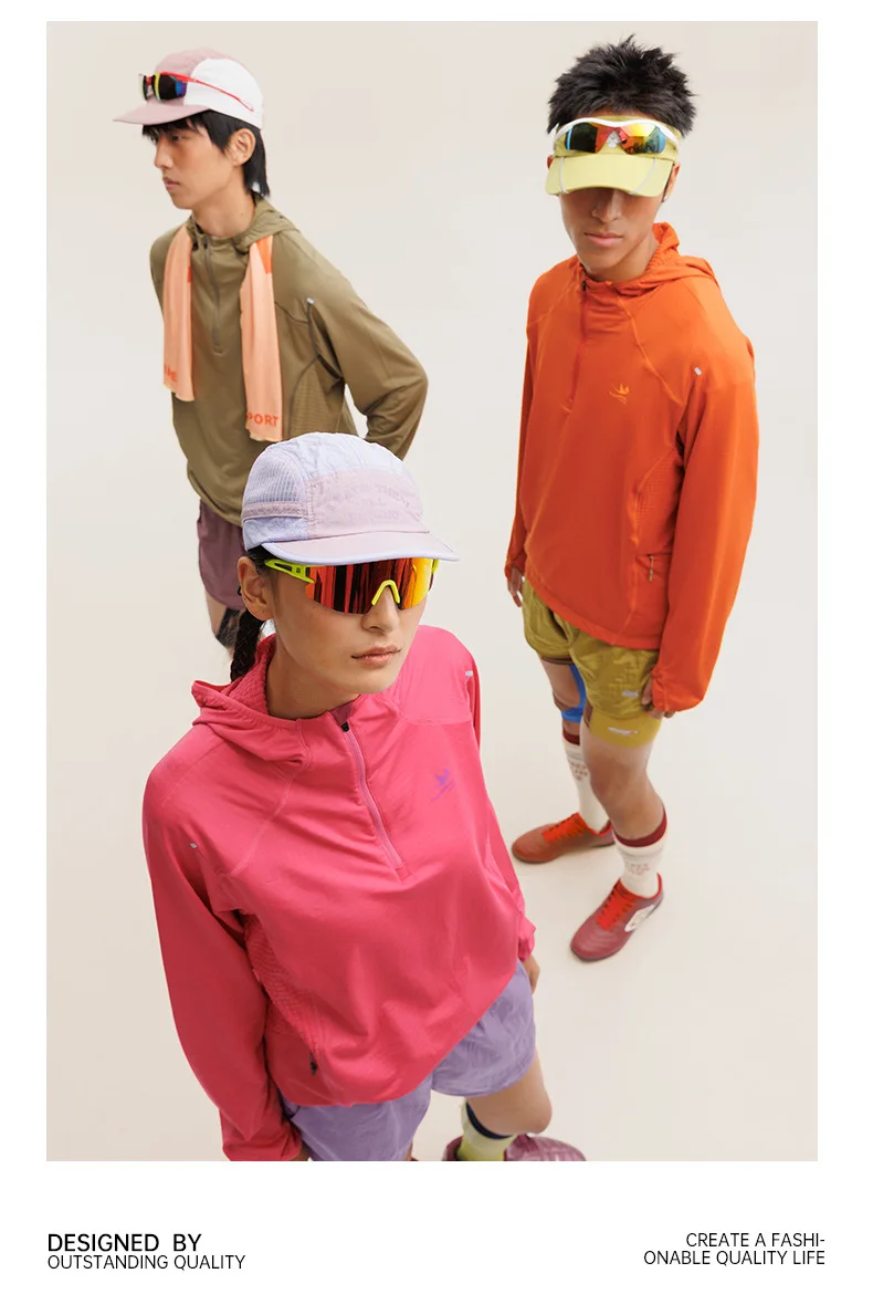 Outdoor Lightweight Quick Dry High Elastic Fabric Sports Hoodie Men Women Casual Hiking Cycling Hooded Sweatshirts Couple TShirt