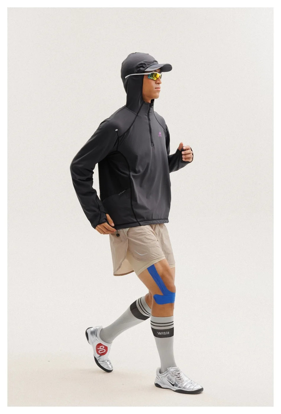 Outdoor Lightweight Mountain Sports Hoodie Men Women Loose Casual Pullover Running Jacket Quick Dry Hooded Sweatshirts Tops