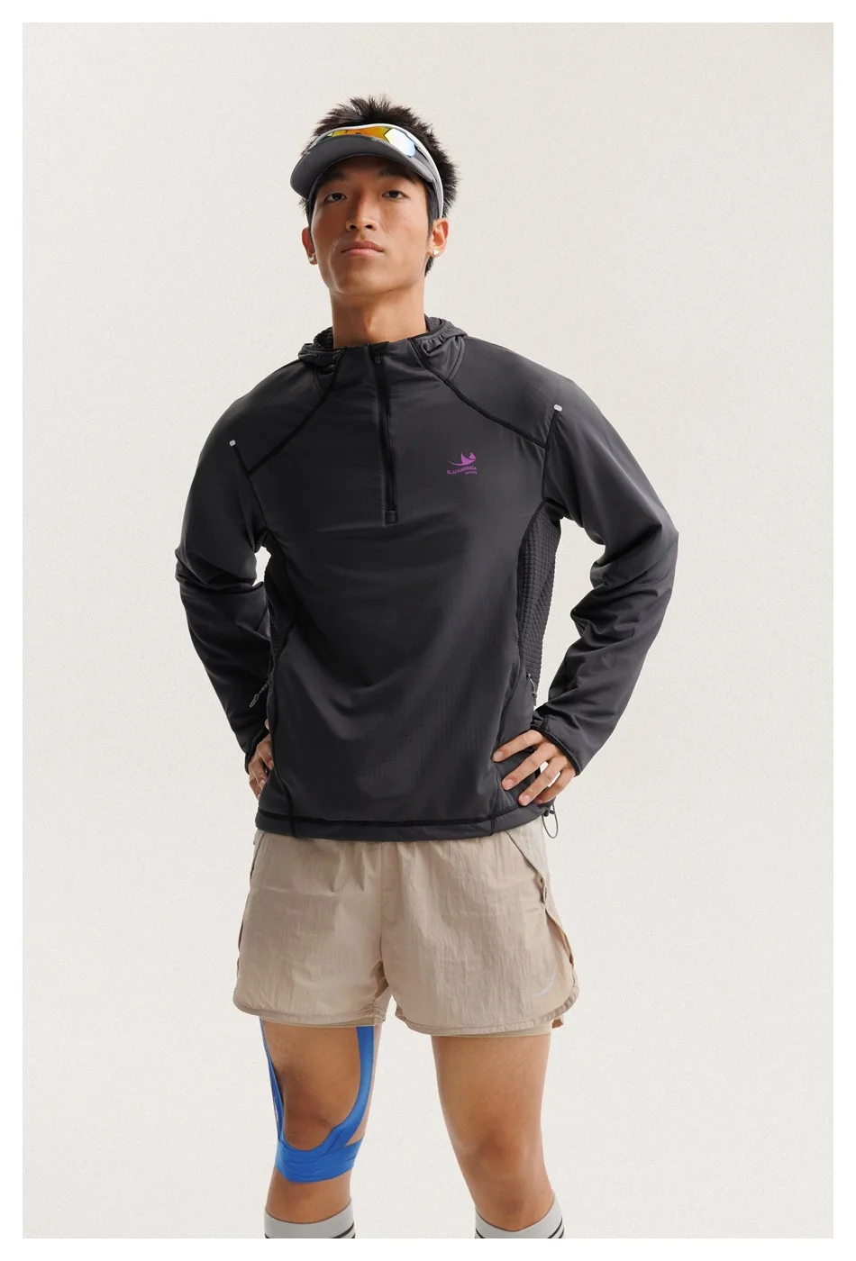 Outdoor Lightweight Mountain Sports Hoodie Men Women Loose Casual Pullover Running Jacket Quick Dry Hooded Sweatshirts Tops