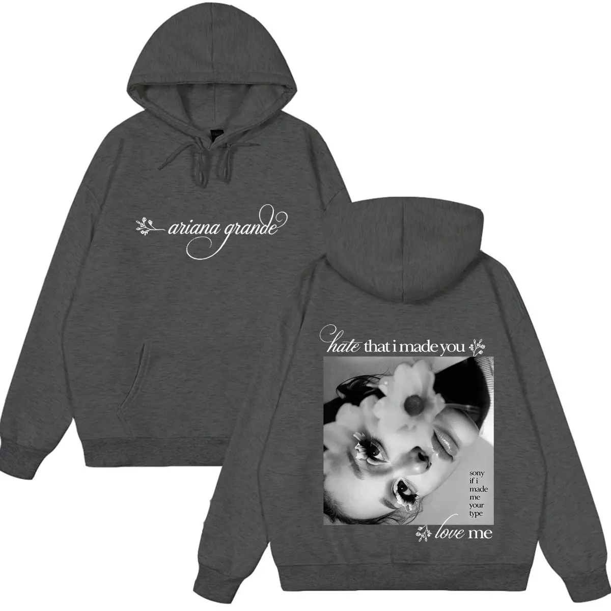 Ariana Grande Petal Album Tour 2026 Print Hoodie Men Women Fashion Clothing Pullover Winter Loose Casual Vintage Sweatshirt Tops