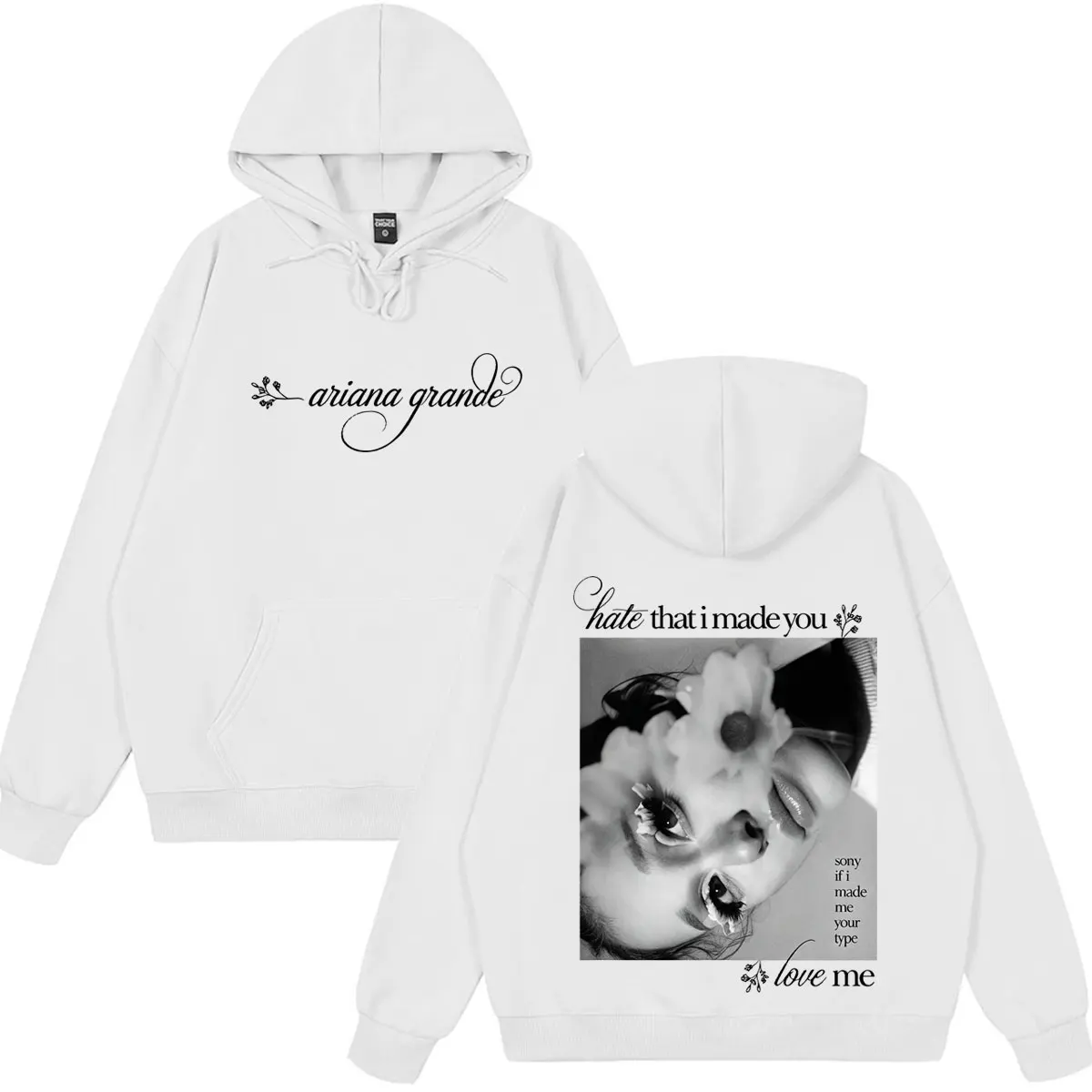 Ariana Grande Petal Album Tour 2026 Print Hoodie Men Women Fashion Clothing Pullover Winter Loose Casual Vintage Sweatshirt Tops