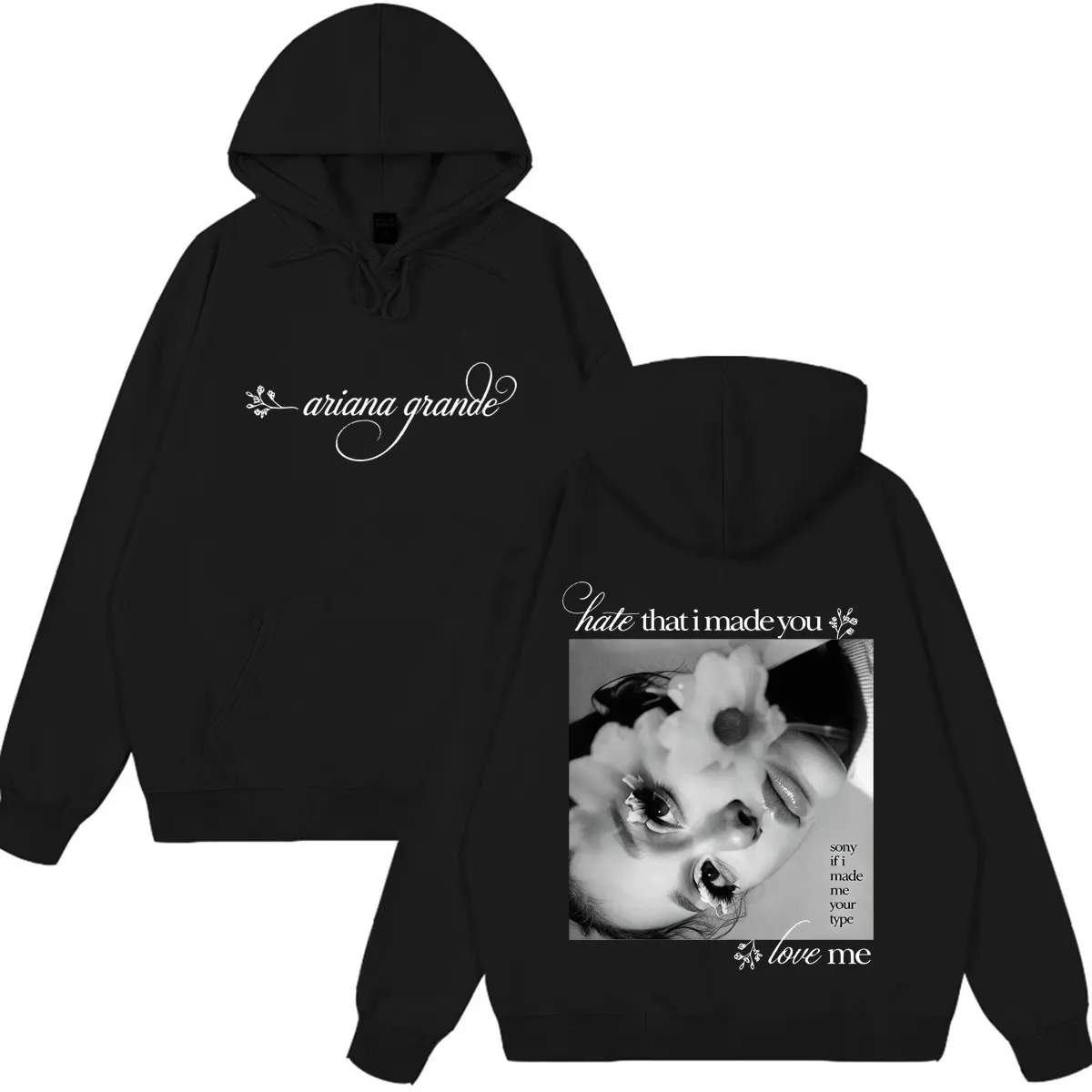 Ariana Grande Petal Album Tour 2026 Print Hoodie Men Women Fashion Clothing Pullover Winter Loose Casual Vintage Sweatshirt Tops
