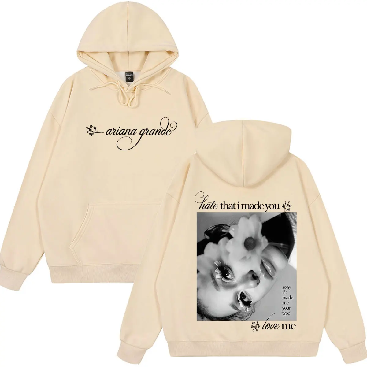 Ariana Grande Petal Album Tour 2026 Print Hoodie Men Women Fashion Clothing Pullover Winter Loose Casual Vintage Sweatshirt Tops