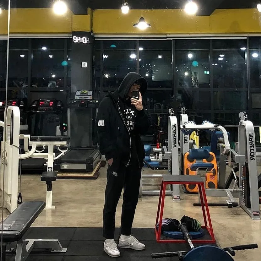 Men's Gym Muscle Fitness Oversized Hoodies Sports Casual Jacket Running Training Clothing Loose Zipper Hooded Coat Sweatshirt