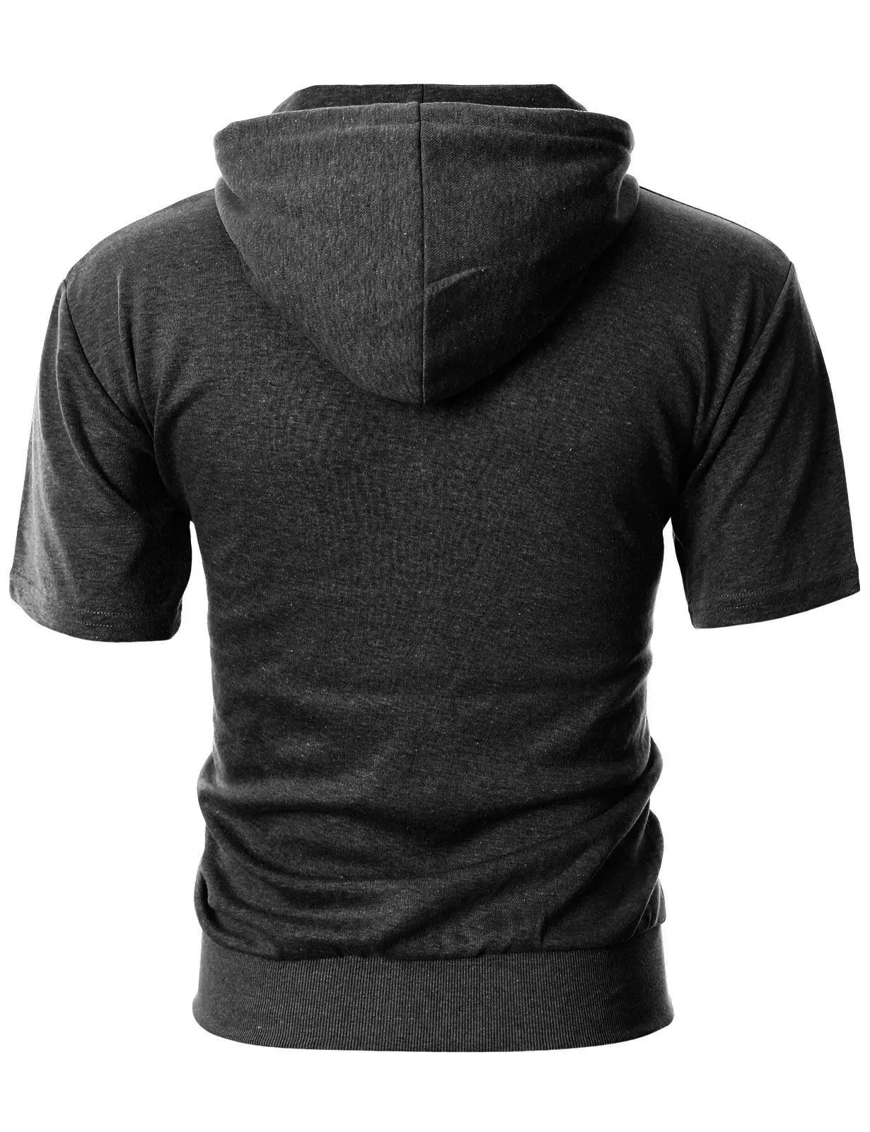 New 2026 Men's Casual Sweatshirts Short Sleeve Hoodies JacketS Solid Slim Zip Man SportS Tops Comfotable Outdoor Clothes for Men