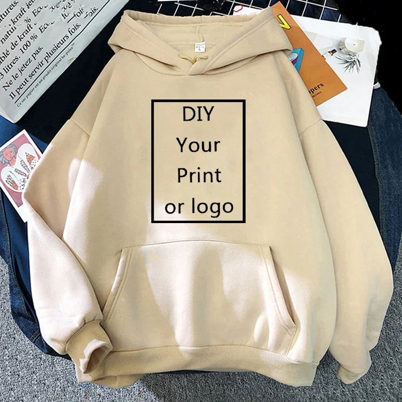 Custom Hoodie Printed Men Women Loose Casual Sweater Clothing Fashion Warm Fleece Hoodies Personality Customized Sweatshirt