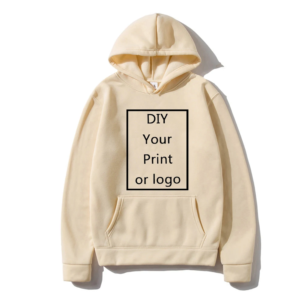 Custom Hoodie Printed Men Women Loose Casual Sweater Clothing Fashion Warm Fleece Hoodies Personality Customized Sweatshirt