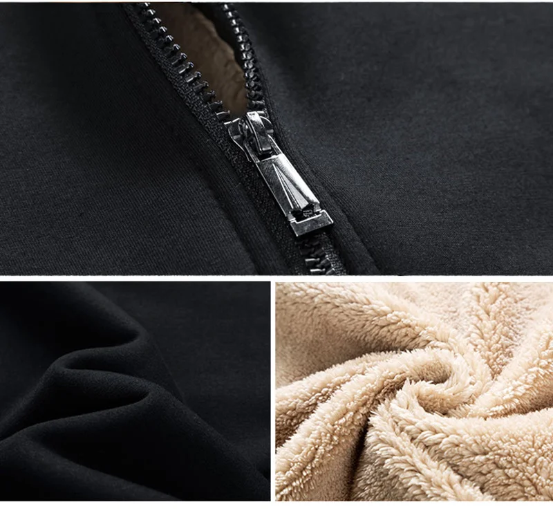 Mens Cotton Winter Super Warm Coats Thicken Fleece Streetwear Hip Hop Hoodies Sweatshirts Men Wool Sportswear Sudadera 7XL 8XL