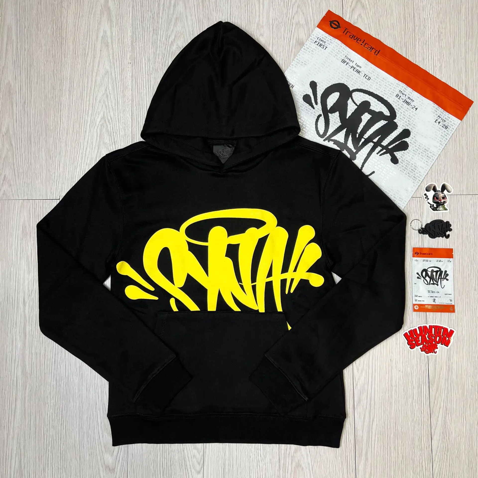 Outdoor Synaworld Fashion Street Casual Tracksuits Tops Long Pants Autumn Winter Men Women Unisex Sports Trousers Hooded