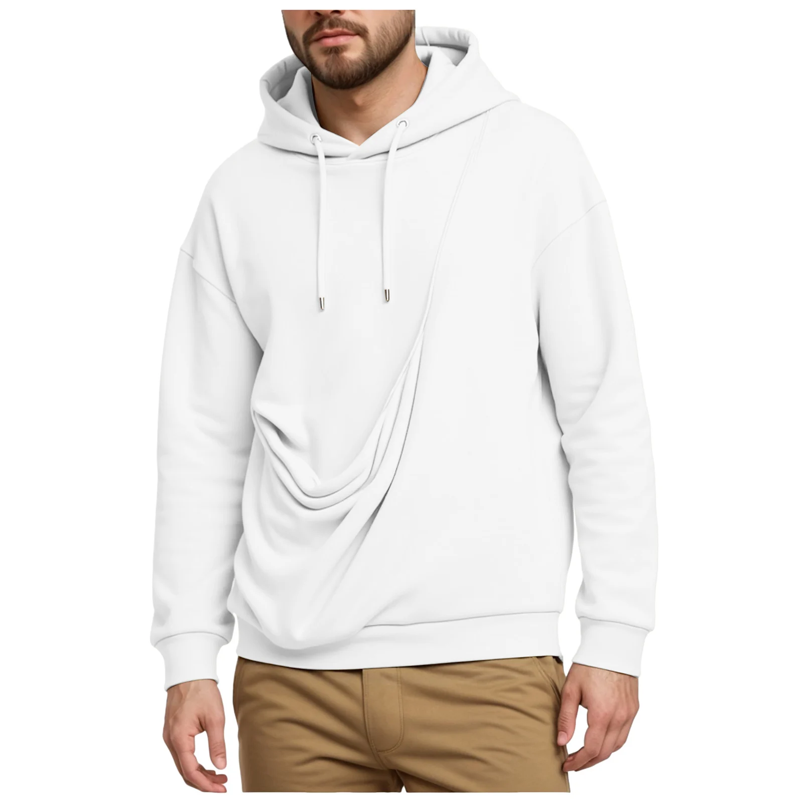 New Hooded Sweatshirts For Men Unisex Cat And Dog Bag Hooded Sweatshirt Pocket Pet Bag Holder Pullover Hoodies Men Apparel