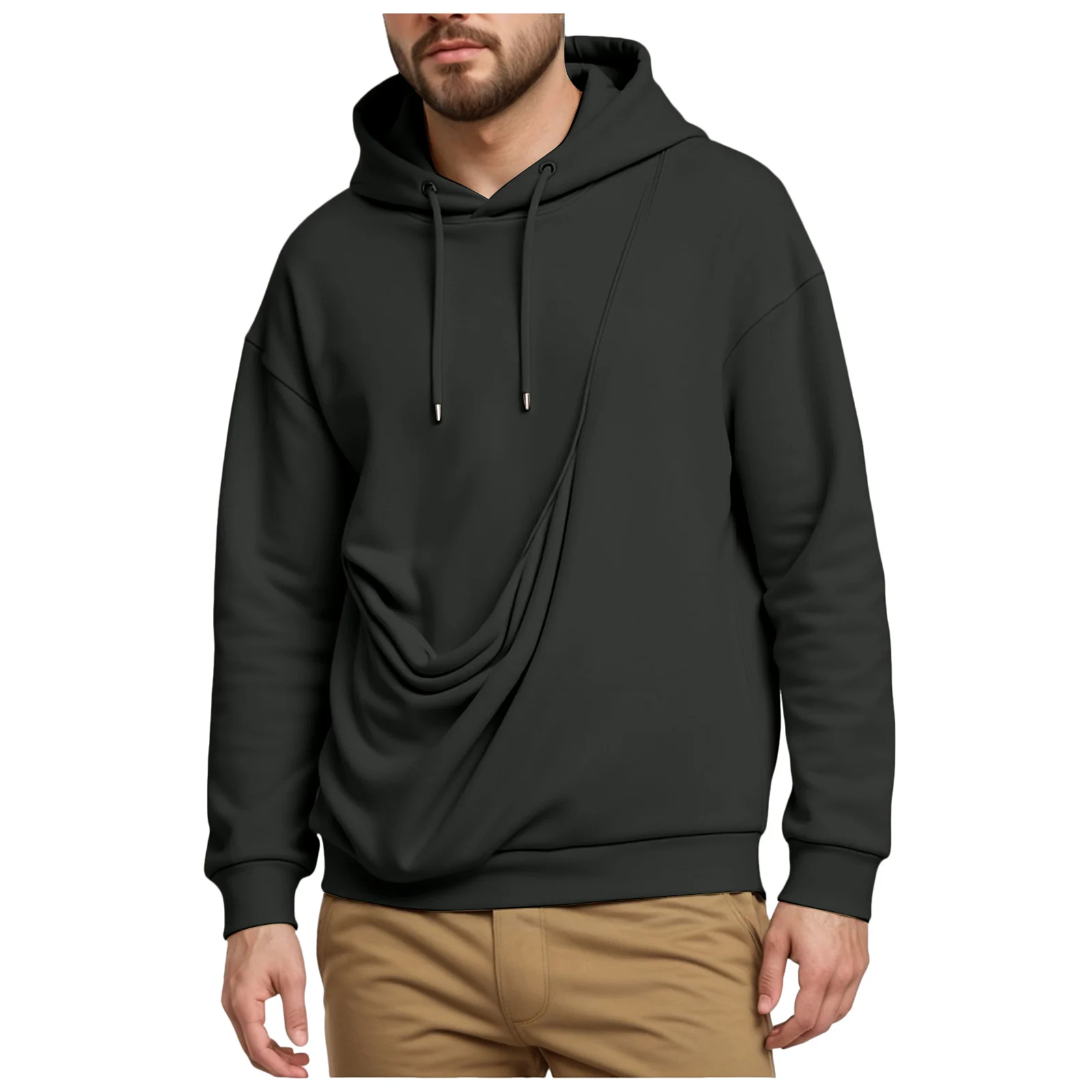 New Hooded Sweatshirts For Men Unisex Cat And Dog Bag Hooded Sweatshirt Pocket Pet Bag Holder Pullover Hoodies Men Apparel