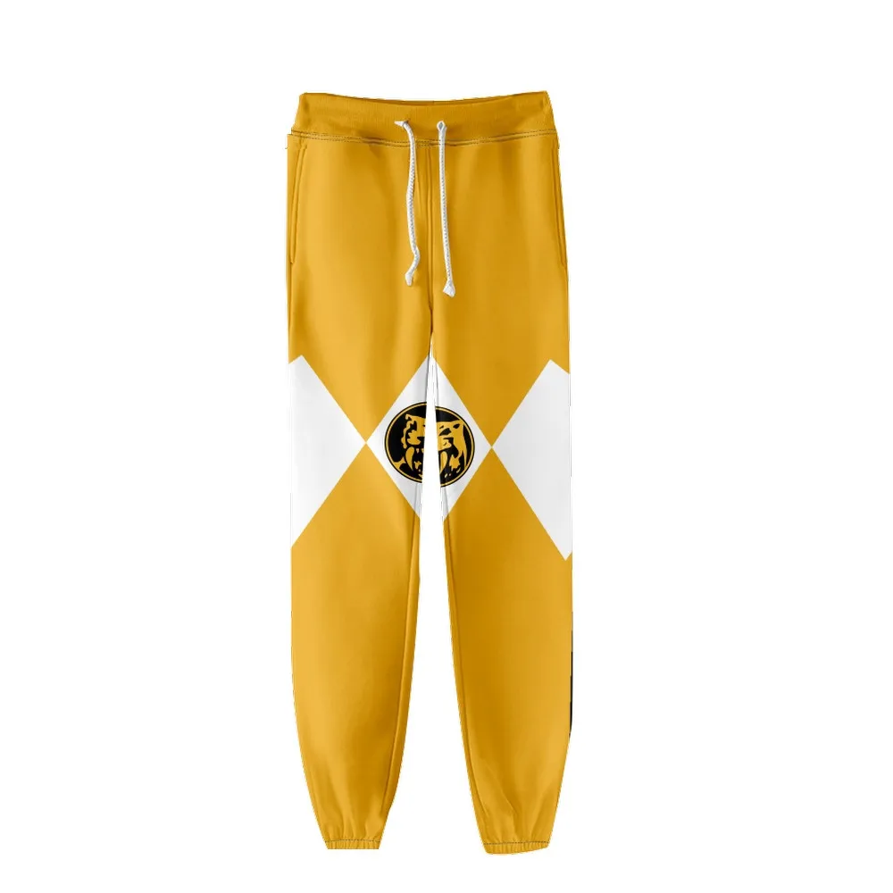 Coats Anime Mighty Morphin Cosplay Costume Hoodies 3D Printed Stand Collar Zipper Jacket Sportswear Sweatshirt