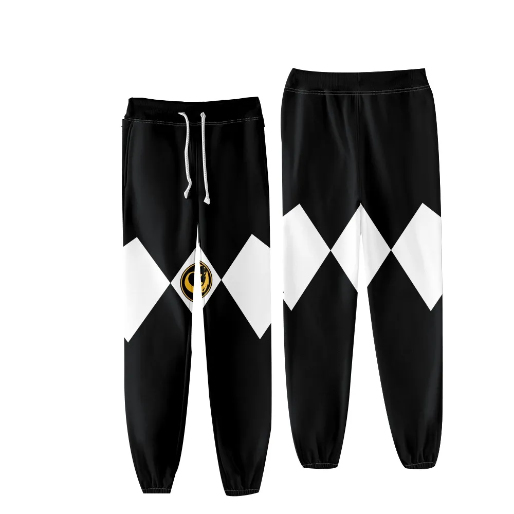 Coats Anime Mighty Morphin Cosplay Costume Hoodies 3D Printed Stand Collar Zipper Jacket Sportswear Sweatshirt