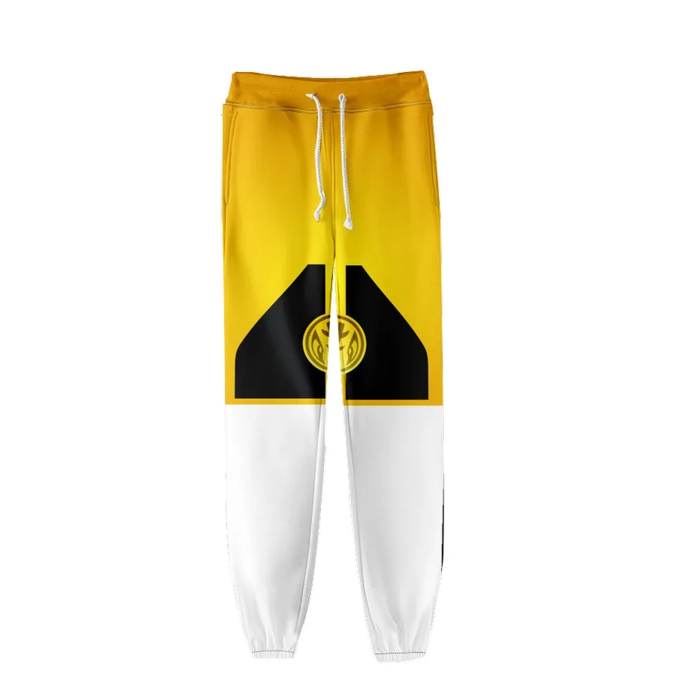 Coats Anime Mighty Morphin Cosplay Costume Hoodies 3D Printed Stand Collar Zipper Jacket Sportswear Sweatshirt