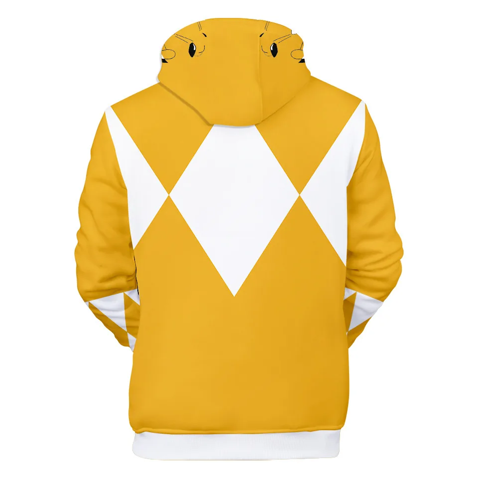 Hot Sales Autumn Winter Sweatshirts Mighty Morphin 3D Digital Printing Hoodies Men Kids Fashion Streetwear Hoodie Casual Jacket