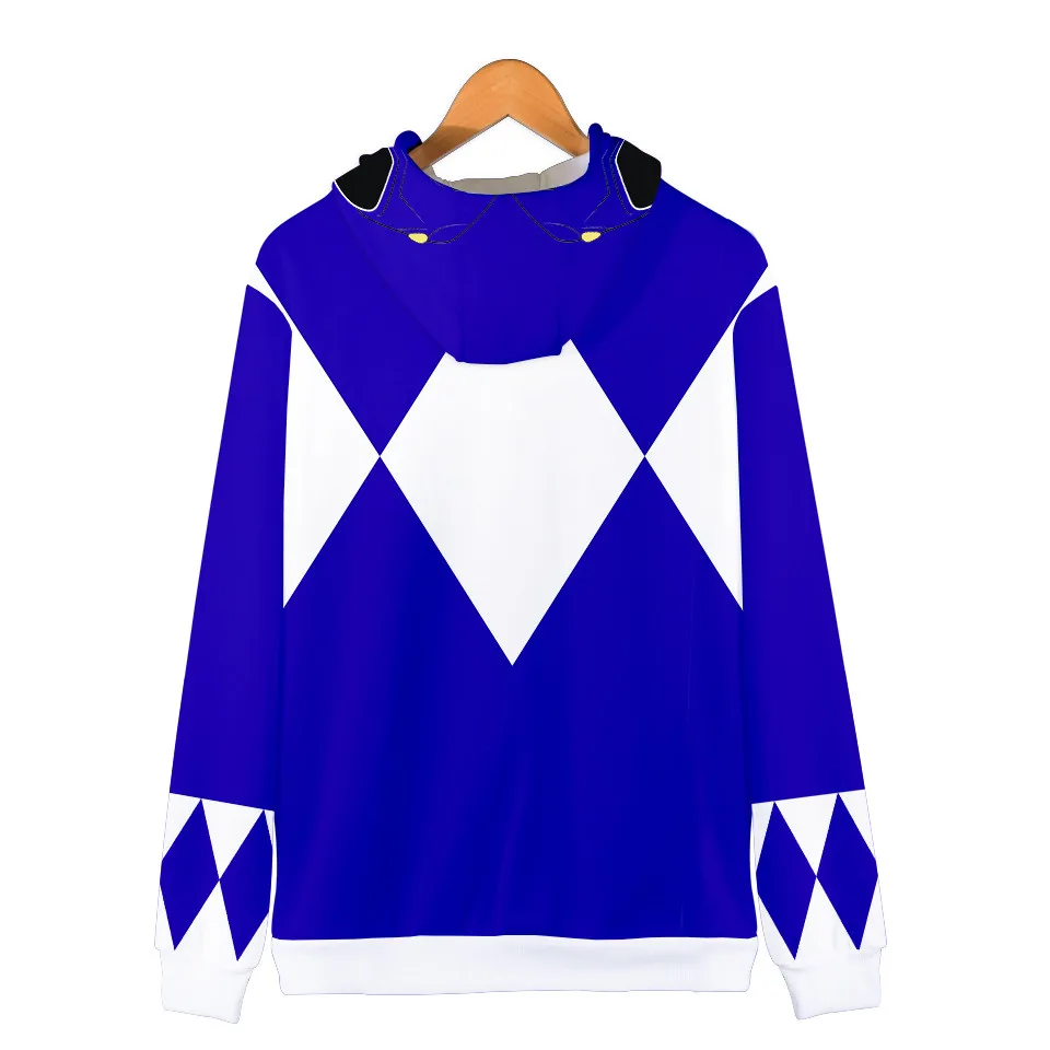 Hot Sales Autumn Winter Sweatshirts Mighty Morphin 3D Digital Printing Hoodies Men Kids Fashion Streetwear Hoodie Casual Jacket