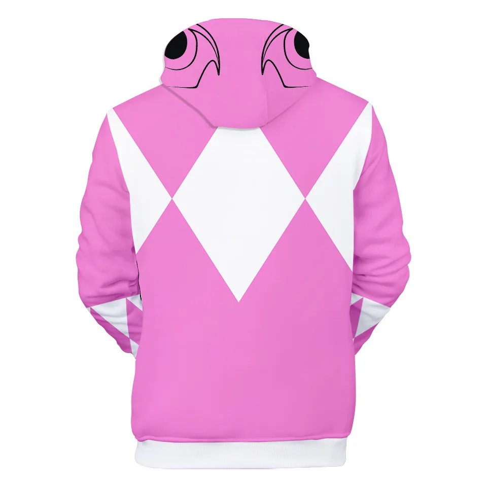 Hot Sales Autumn Winter Sweatshirts Mighty Morphin 3D Digital Printing Hoodies Men Kids Fashion Streetwear Hoodie Casual Jacket