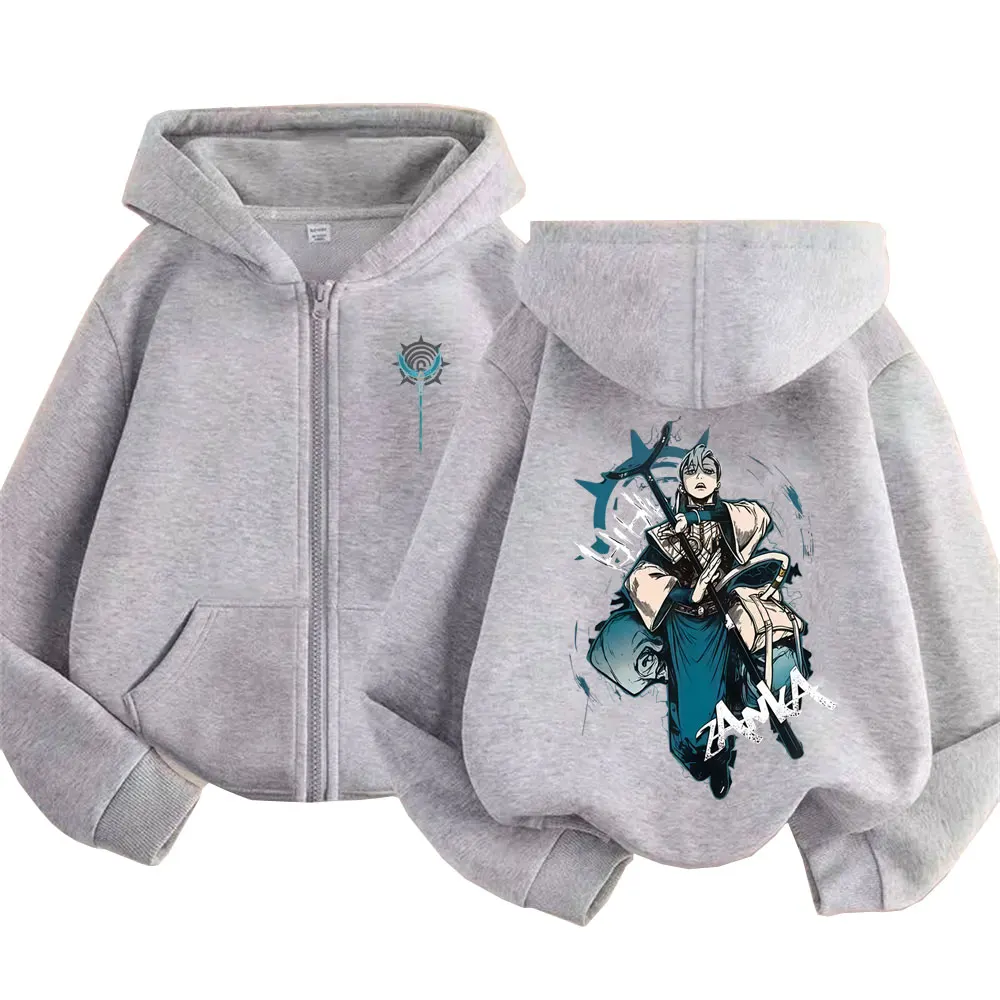 Anime Gachiakuta Zanka Merch Zipper Hoodie Men Women Fashion Casual Oversized Streetwear Man Cartoon Manga Cosplay Zip Up Jacket
