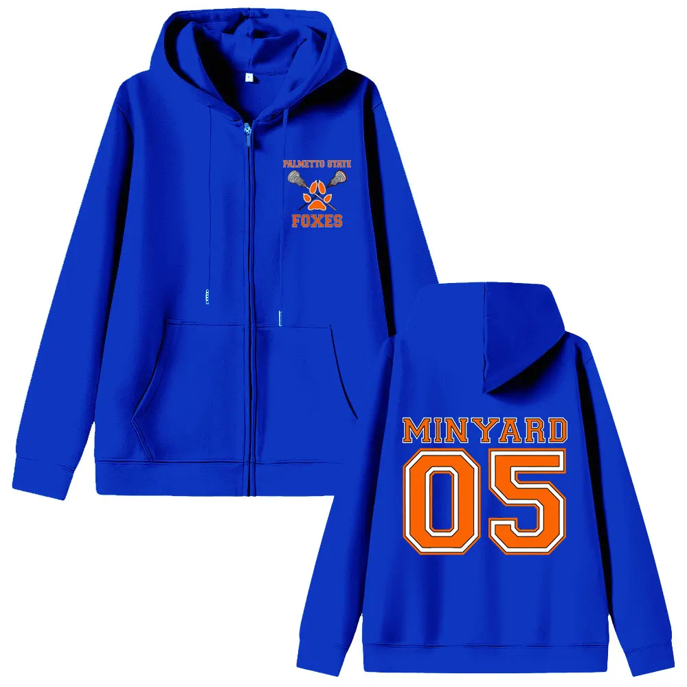 All for The Game The Foxhole Court Palmetto State Foxes Zipper Hoodies Man Fashion Oversized Zip Up Jacket Men Casual Hoodies