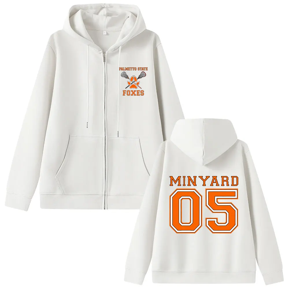 All for The Game The Foxhole Court Palmetto State Foxes Zipper Hoodies Man Fashion Oversized Zip Up Jacket Men Casual Hoodies