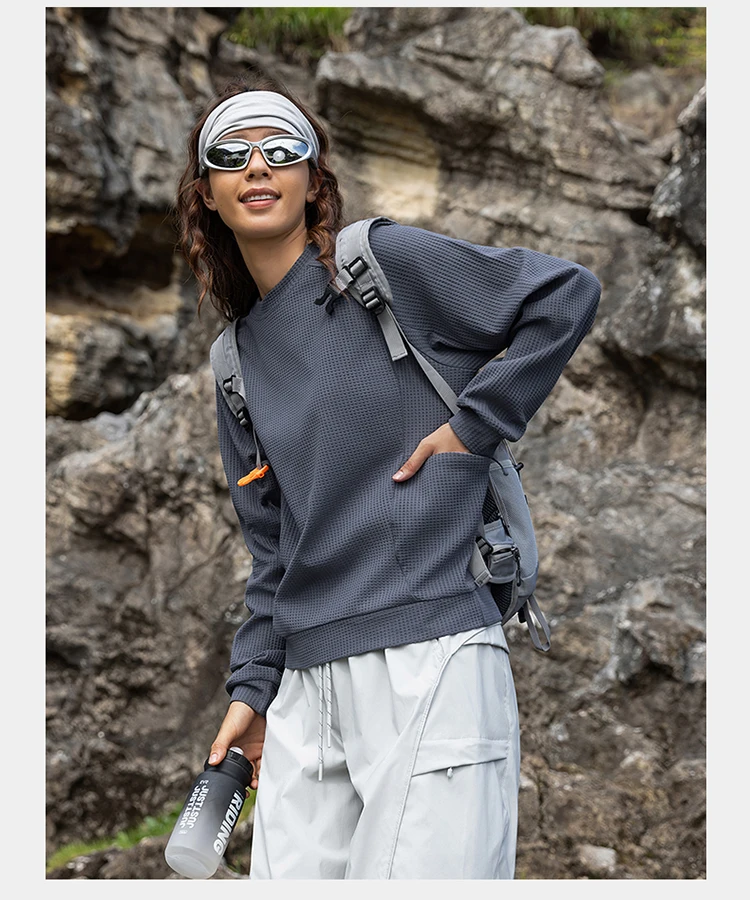 Autumn Winter Sweatshirt Men Women Outdoor Sport Loose Casual Track Pullover Sweatshirts Tops Tees Shirts