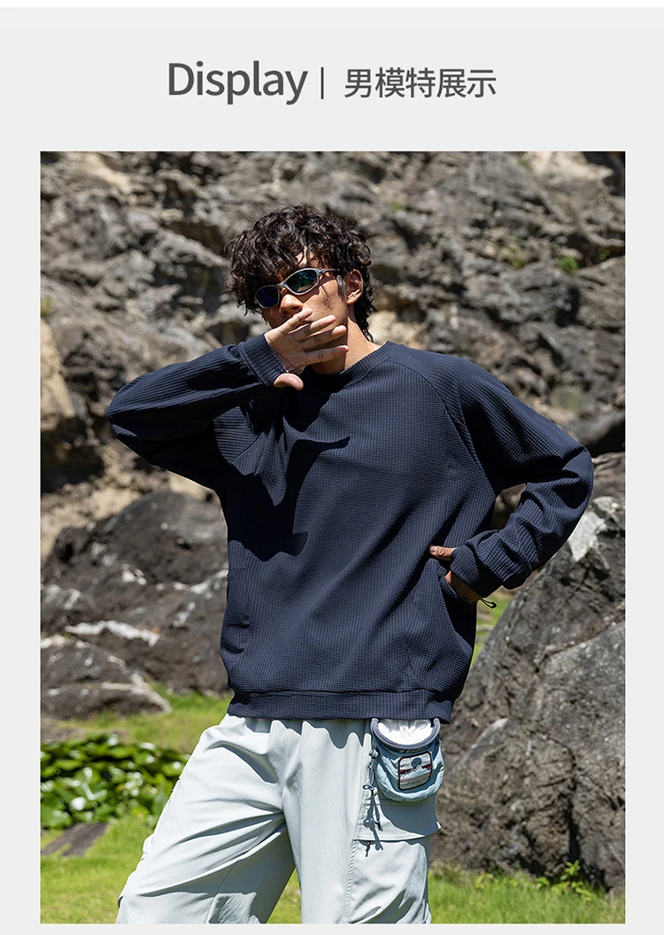 Autumn Winter Sweatshirt Men Women Outdoor Sport Loose Casual Track Pullover Sweatshirts Tops Tees Shirts