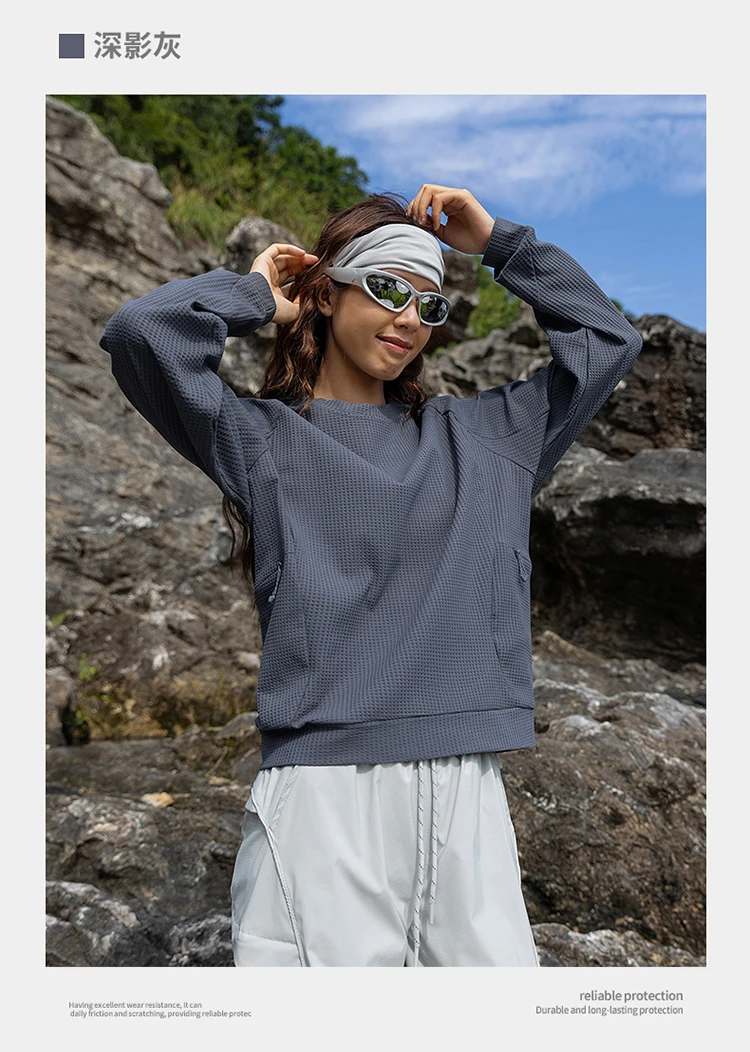 Autumn Winter Sweatshirt Men Women Outdoor Sport Loose Casual Track Pullover Sweatshirts Tops Tees Shirts