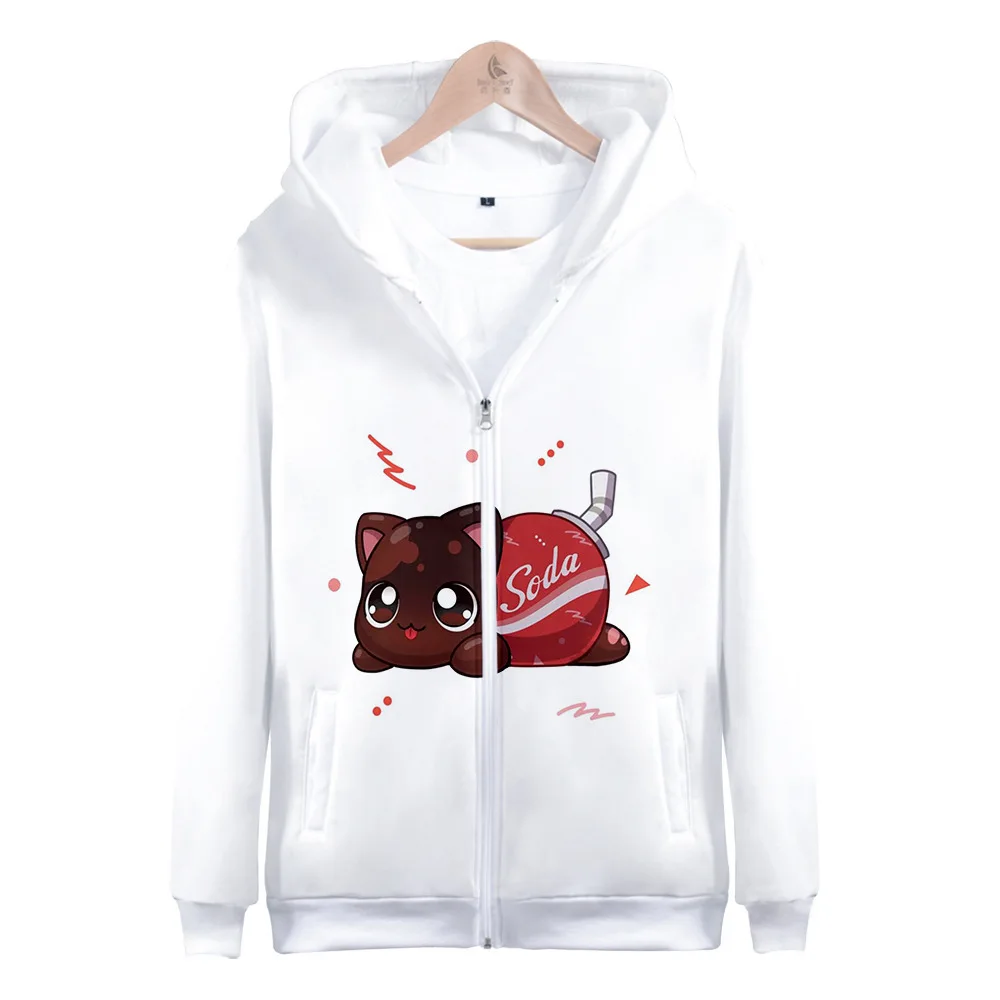 Anime Aaron Hoodies Zipper Varsity Jacket Merch Hoodies Women Men Hooded Sweater Sweatshirts Boys Girls Cosplay Costume Hoodie