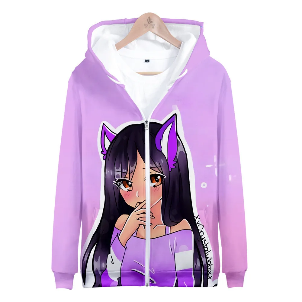 Anime Aaron Hoodies Zipper Varsity Jacket Merch Hoodies Women Men Hooded Sweater Sweatshirts Boys Girls Cosplay Costume Hoodie