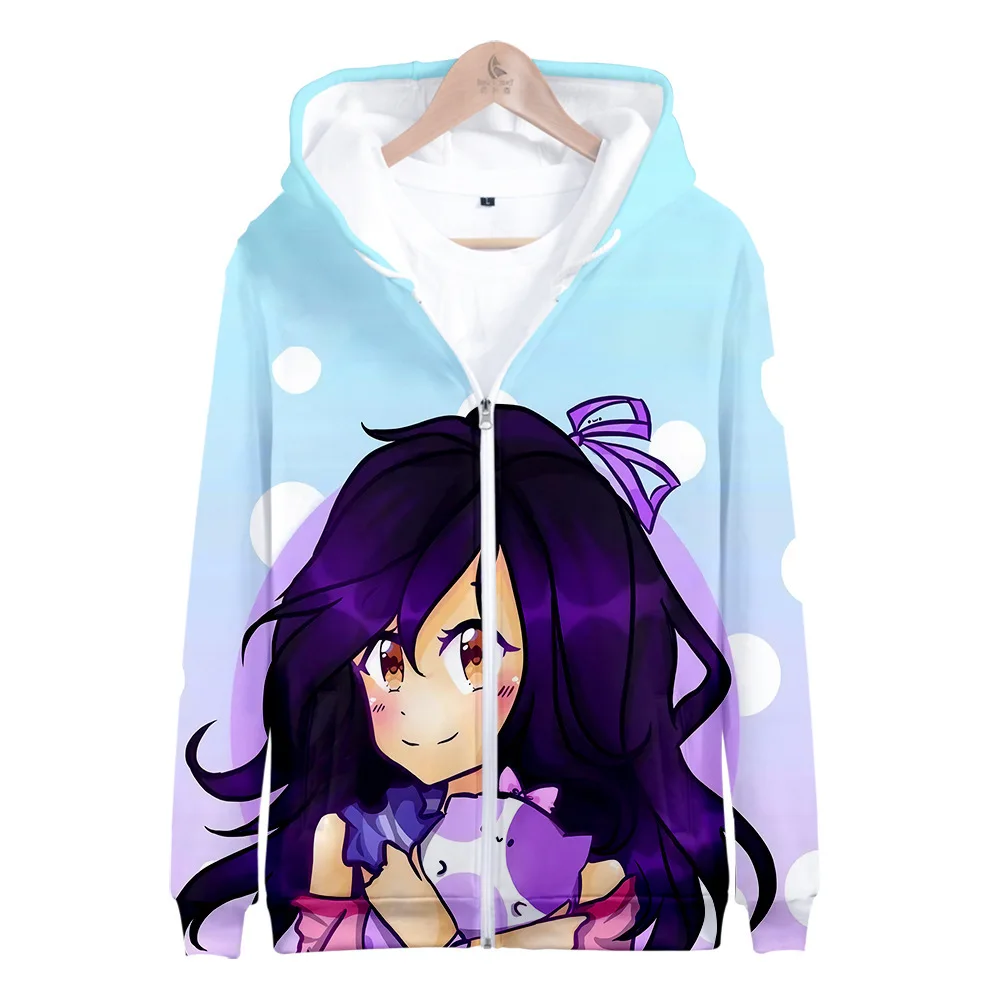 Anime Aaron Hoodies Zipper Varsity Jacket Merch Hoodies Women Men Hooded Sweater Sweatshirts Boys Girls Cosplay Costume Hoodie